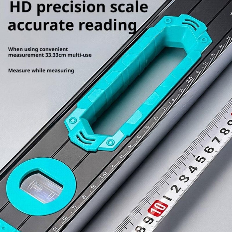 Digital Level Magnetic, Adjustable Horizontal Bubble Ruler Household Decoration Measurement Auxiliary Tool, Waterproof Professional Smart Level for Precision (500mm 1set) - Image 5